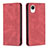 Leather Case Stands Flip Cover Holder B15F for Samsung Galaxy A23e 5G Red