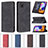 Leather Case Stands Flip Cover Holder B15F for Samsung Galaxy A31