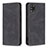 Leather Case Stands Flip Cover Holder B15F for Samsung Galaxy A31 Black