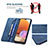 Leather Case Stands Flip Cover Holder B15F for Samsung Galaxy A32 4G