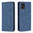 Leather Case Stands Flip Cover Holder B15F for Samsung Galaxy A71 4G A715 Blue