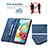 Leather Case Stands Flip Cover Holder B15F for Samsung Galaxy A71 5G