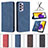 Leather Case Stands Flip Cover Holder B15F for Samsung Galaxy A73 5G