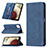 Leather Case Stands Flip Cover Holder B15F for Samsung Galaxy M12