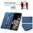 Leather Case Stands Flip Cover Holder B15F for Samsung Galaxy S20 Ultra 5G