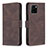 Leather Case Stands Flip Cover Holder B15F for Vivo Y01A