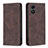 Leather Case Stands Flip Cover Holder B15F for Vivo Y02S