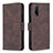 Leather Case Stands Flip Cover Holder B15F for Vivo Y12s