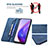 Leather Case Stands Flip Cover Holder B15F for Xiaomi Mi 10T 5G