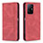 Leather Case Stands Flip Cover Holder B15F for Xiaomi Mi 11T Pro 5G Red