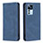 Leather Case Stands Flip Cover Holder B15F for Xiaomi Mi 12T 5G Blue