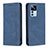Leather Case Stands Flip Cover Holder B15F for Xiaomi Mi 12T Pro 5G Blue