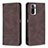 Leather Case Stands Flip Cover Holder B15F for Xiaomi Poco M5S
