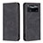 Leather Case Stands Flip Cover Holder B15F for Xiaomi Poco X4 Pro 5G Black