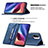 Leather Case Stands Flip Cover Holder B15F for Xiaomi Redmi K40 Pro 5G