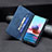 Leather Case Stands Flip Cover Holder B15F for Xiaomi Redmi Note 10 4G