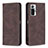 Leather Case Stands Flip Cover Holder B15F for Xiaomi Redmi Note 10 Pro 4G