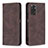 Leather Case Stands Flip Cover Holder B15F for Xiaomi Redmi Note 11 4G (2022)