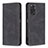 Leather Case Stands Flip Cover Holder B15F for Xiaomi Redmi Note 11 4G (2022)