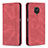 Leather Case Stands Flip Cover Holder B15F for Xiaomi Redmi Note 9 Pro Max Red