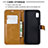 Leather Case Stands Flip Cover Holder B16F for Samsung Galaxy A10e