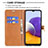 Leather Case Stands Flip Cover Holder B16F for Samsung Galaxy A22 5G