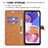 Leather Case Stands Flip Cover Holder B16F for Samsung Galaxy A23 4G