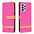 Leather Case Stands Flip Cover Holder B16F for Samsung Galaxy A33 5G Hot Pink