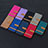 Leather Case Stands Flip Cover Holder B16F for Samsung Galaxy M01s