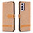 Leather Case Stands Flip Cover Holder B16F for Samsung Galaxy M14 5G