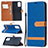 Leather Case Stands Flip Cover Holder B16F for Samsung Galaxy Note 20 5G