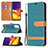 Leather Case Stands Flip Cover Holder B16F for Samsung Galaxy Quantum2 5G