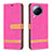 Leather Case Stands Flip Cover Holder B16F for Xiaomi Civi 3 5G Hot Pink