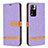 Leather Case Stands Flip Cover Holder B16F for Xiaomi Mi 11i 5G (2022) Clove Purple