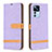 Leather Case Stands Flip Cover Holder B16F for Xiaomi Mi 12T 5G Clove Purple