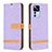 Leather Case Stands Flip Cover Holder B16F for Xiaomi Mi 12T Pro 5G Clove Purple