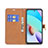 Leather Case Stands Flip Cover Holder B16F for Xiaomi Redmi 10 (2022)