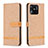 Leather Case Stands Flip Cover Holder B16F for Xiaomi Redmi 10 India