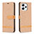 Leather Case Stands Flip Cover Holder B16F for Xiaomi Redmi 12 4G