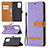 Leather Case Stands Flip Cover Holder B16F for Xiaomi Redmi Note 10 Pro Max