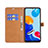 Leather Case Stands Flip Cover Holder B16F for Xiaomi Redmi Note 11 4G (2022)