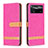 Leather Case Stands Flip Cover Holder B16F for Xiaomi Redmi Note 11E Pro 5G Hot Pink