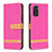 Leather Case Stands Flip Cover Holder B16F for Xiaomi Redmi Note 11S 4G Hot Pink