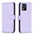 Leather Case Stands Flip Cover Holder B17F for Motorola Moto E13 Clove Purple