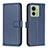 Leather Case Stands Flip Cover Holder B17F for Motorola Moto Edge (2023) 5G