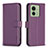 Leather Case Stands Flip Cover Holder B17F for Motorola Moto Edge 40 5G