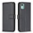 Leather Case Stands Flip Cover Holder B17F for Nokia C12