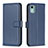 Leather Case Stands Flip Cover Holder B17F for Nokia C12