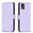 Leather Case Stands Flip Cover Holder B17F for Nokia C210 Clove Purple