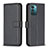 Leather Case Stands Flip Cover Holder B17F for Nokia G11